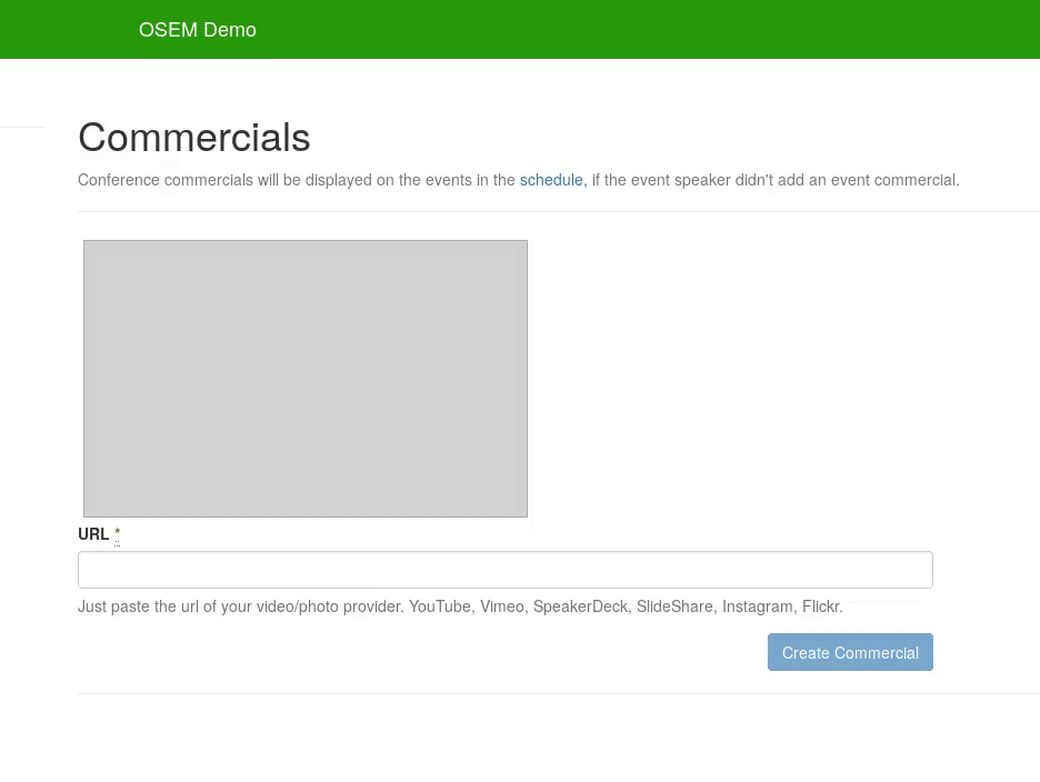 A picture of OSEMs commercial feature
